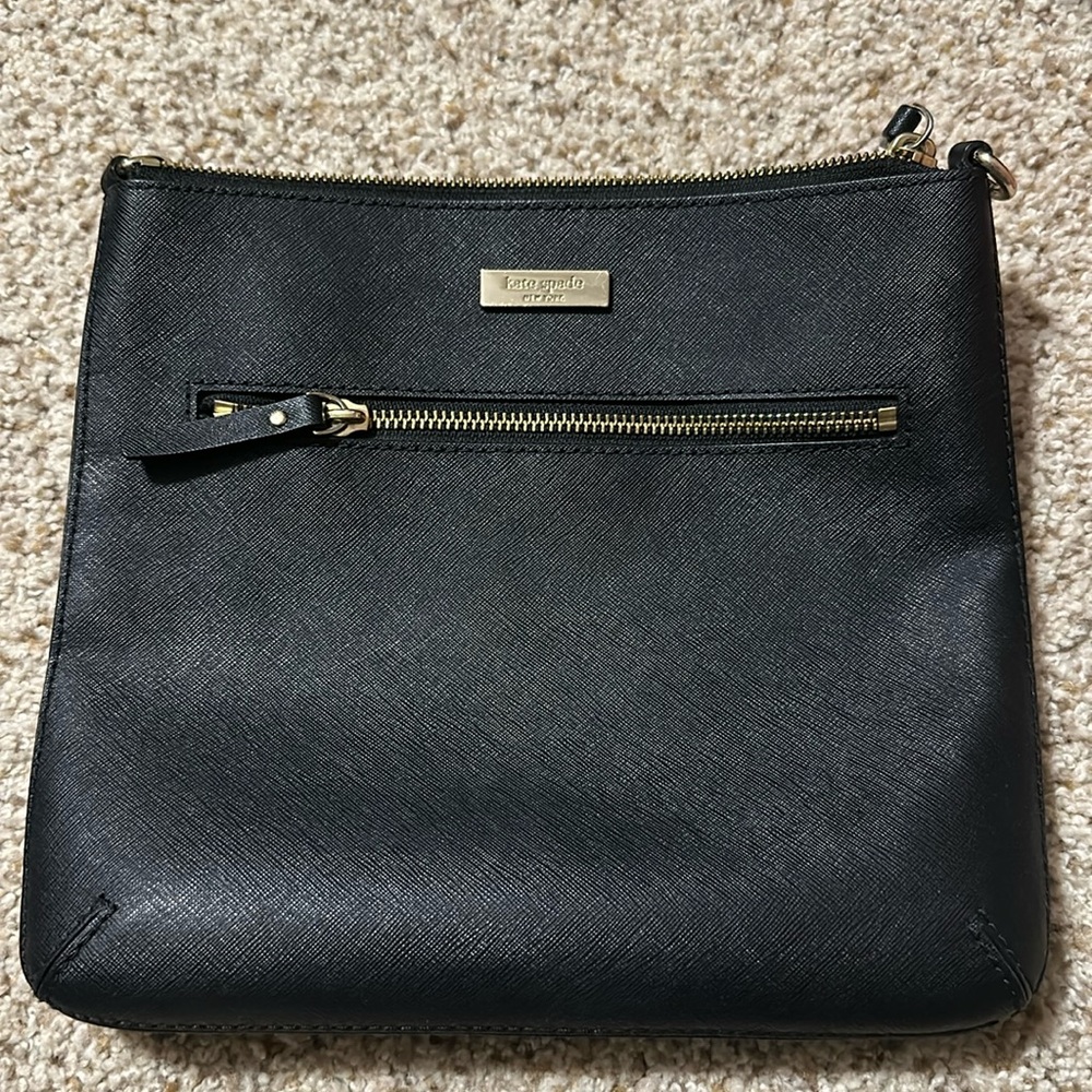 NWT Kate Spade Prospect Place Rima Black Pebble Leather Crossbody Bag